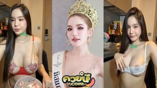 คลิปหลุดโอนลี่แฟน น้องเบบี้สุพรรณณีมิสแกรนประจวบ มากับชุดลูกไม้สีขาว พาเงี่ยนจัดเลย แค่ถ่ายแบบเฉยๆนะเนี้ย ควยหี
