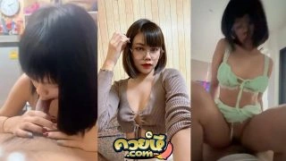 คลิปหลุดเสียงไทย สาวแว่นผมสั้น ชอบอมควย เย็ดกับผัวทุกรอบต้องมีการอมควยตลอด ขึ้นขย่มควยเอวอย่างพริ้ว XXX ควยหี
